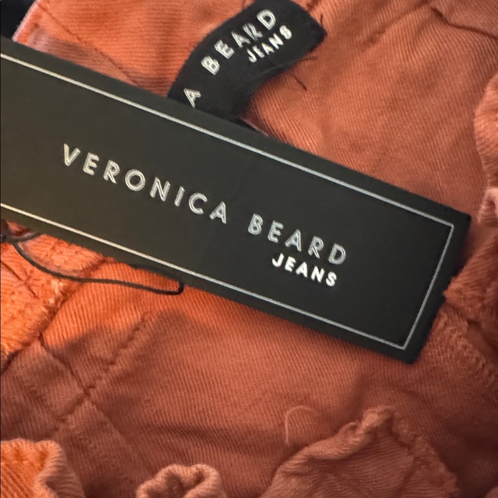 Veronica Beard Karter Pleated Paperbag Cropped Pants - Picture 3 of 4